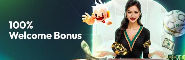 100% Welcome Bonus