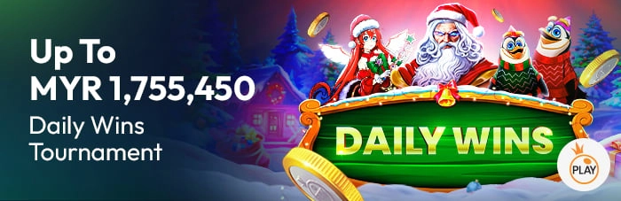 Up to MYR 1,755,450 Daily Wins Tournament