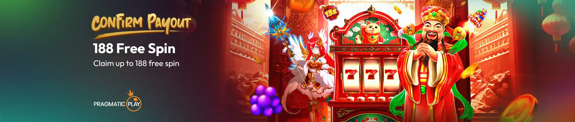188 Free Spin - Claim Up to 188 Free Spin
